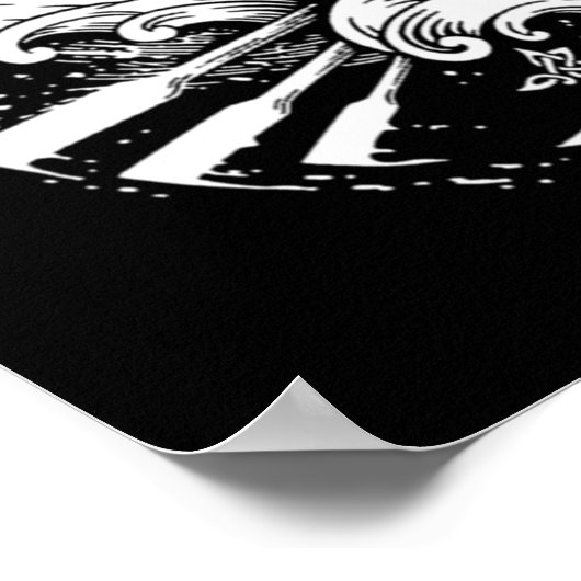  amon Amarth-ontwerp voor ventilatoren Poster (Hoek)