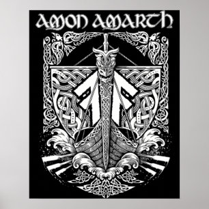  amon Amarth-ontwerp voor ventilatoren Poster