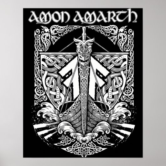  amon Amarth-ontwerp voor ventilatoren Poster (Voorkant)