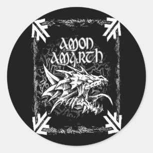 Amon Amarth Perfect Gift for Fans Ronde Sticker