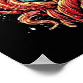 Amon Amarth Retro Faded Typografie Art Poster (Hoek)