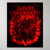 Amon Amarth Retro Pastel Tribute Poster (Voorkant)