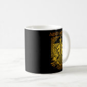 Amon Amarth Retro Style Fan Art-ontwerp Koffiemok (Voorkant rechts)