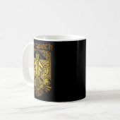 Amon Amarth Retro Style Fan Art-ontwerp Koffiemok (Voorkant links)