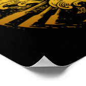 Amon Amarth Retro Style Fan Art-ontwerp Poster (Hoek)