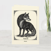 Amon De Waakzame Chimera Kaart (Achterkant)