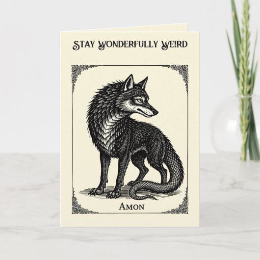 Amon De Waakzame Chimera Kaart (Voorkant)