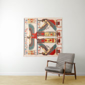 Amon Ra Sun God Blessings - Egyptische Farao Wandkleed (In situ)