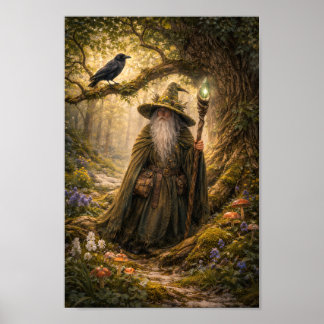 Among Mushrooms and Magic Poster