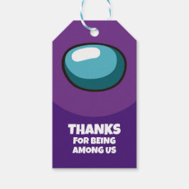 Among Stars Favor Tag for Birthday Party Impostor Cadeaulabel