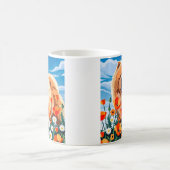 AMONG THE POPPIES Chow  Koffiemok (Center)