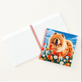 AMONG THE POPPIES Chow  Notitieboek