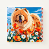 AMONG THE POPPIES Chow  Notitieboek (Achterkant)