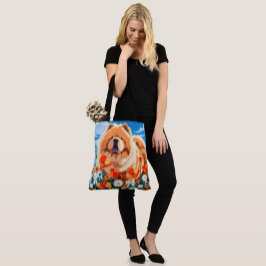 AMONG THE POPPIES Chow Tote Bag