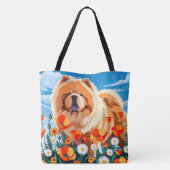 AMONG THE POPPIES Chow Tote Bag (Achterkant)