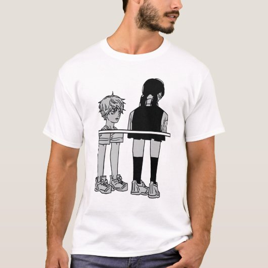 Among Us Denji & Asa T-shirt (Voorkant)