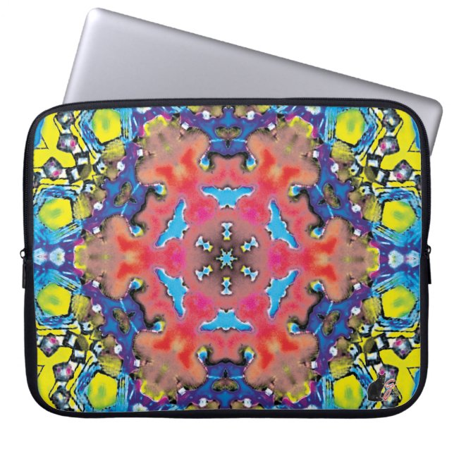 Amonium Kaleidoscope Laptop Sleeve (Voorkant)
