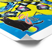 Amonium Kinestische Collage Kaleidoscoop Poster (Hoek)