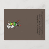 Amor - Abstract door Gene Foltuz Mini Print Briefkaart (Achterkant)