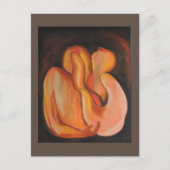 Amor - Abstract door Gene Foltuz Mini Print Briefkaart (Voorkant)
