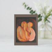 Amor - Abstract door Gene Foltuz Mini Print Briefkaart (Staand voorkant)