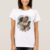 Amor and Psyche as Children /Angels First Kiss T-shirt (Voorkant)
