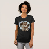Amor and Psyche as Children /Angels First Kiss T-shirt (Voorkant volledig)