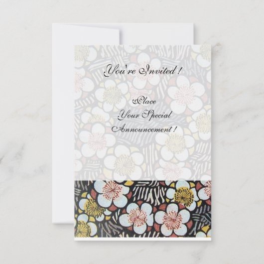 Amor and Psyche as Children Wedding Party Monogram Kaart (Achterkant)