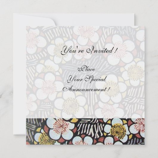 Amor and Psyche as Children Wedding Party Monogram Kaart (Achterkant)