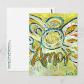 Amor Angel Briefkaart (Voorkant / Achterkant)