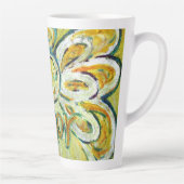 Amor Angel Word Art Custom Latte Mok Cup (Rechts)