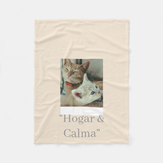 👉 Amor calentito Fleece Deken (Voorkant)