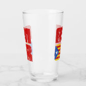 Amor Catalan Love, Catalonië Estelada Flag Glas (Links)
