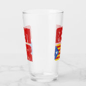 Amor Catalan Love, Catalonië Estelada Flag Glas (Rechts)