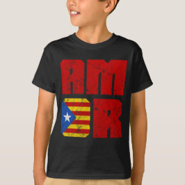 Amor Catalan Love, Catalonië Estelada Flag T-shirt