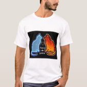 amor como agua y fuego intenso t-shirt (Voorkant)