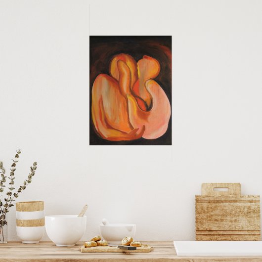 Amor - Couple in Love Poster (Keuken)