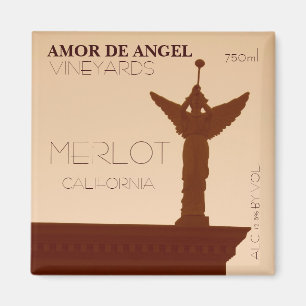 Amor de Angel Vineyards Magnet. Magneet