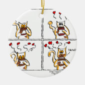 Amor é Nutella Keramisch Ornament (Voorkant)