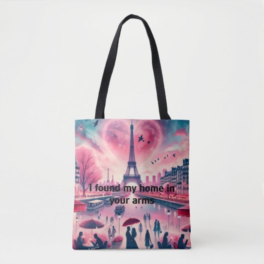 AMOR EN PARIS TOTE BAG (Voorkant)