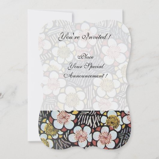 Amor en Psyche als Kinderen Trouwfeest Monogram Kaart (Achterkant)