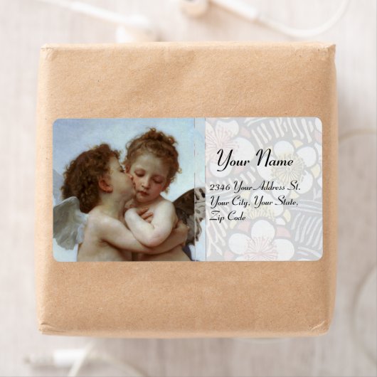 Amor en Psyche als kinderhuwelijk Etiket (Insitu)