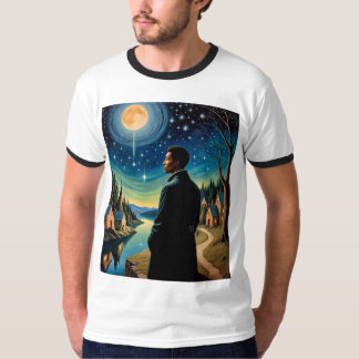 Amor Fati Cosmic Night Reflection T-shirt