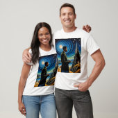 Amor Fati Cosmic Reflection Inspirerend T-shirt (Unisex)