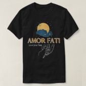 Amor Fati Friedrich Nietzsche houdt van je lot Ph T-shirt (Design voorkant)