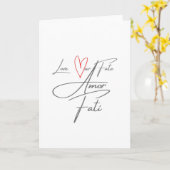 Amor Fati - hou van ons lot Kaart (Gele Bloem)