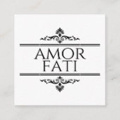 Amor Fati Informatiekaartje (Voorkant)