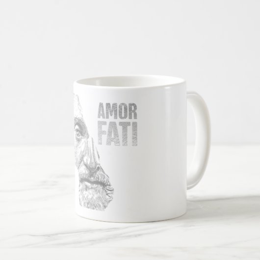 Amor Fati-keramische Mok (Voorkant rechts)