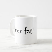 Amor fati koffiemok (Voorkant links)