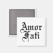Amor Fati - liefde voor lot Magneet (Voorkant / Achterkant)